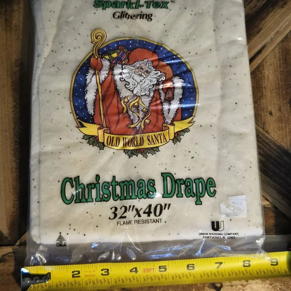 NEW Vintage Sparkle Christmas Drape Sparkle 32